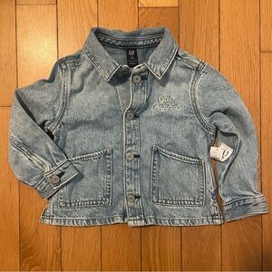 NWT Gap Kids Blue Denim Jacket 4Y